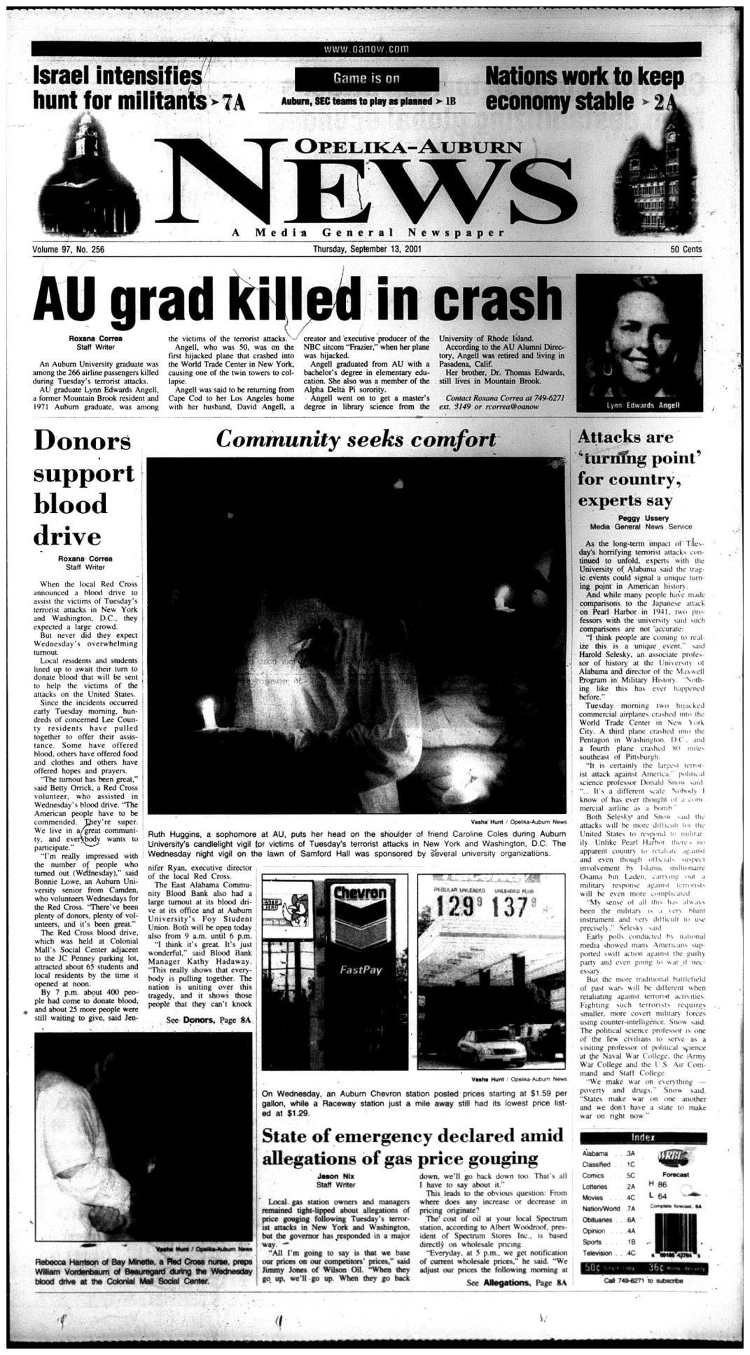 Thursday, Sept. 13, 2001